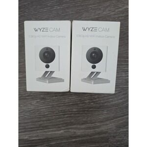 Lot of 2 Wyze Cam WYZEC2 Indoor Smart Home Security Camera